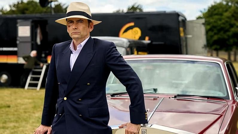 Survivor … David Tennant as Tony Baddingham in Rivals.