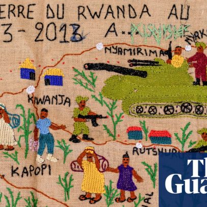 Tapeçaria acompanha a história sangrenta do Congo