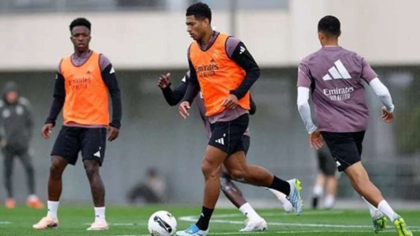 Jogadores do Real Madrid durante treinamento da equipe / Jogada10