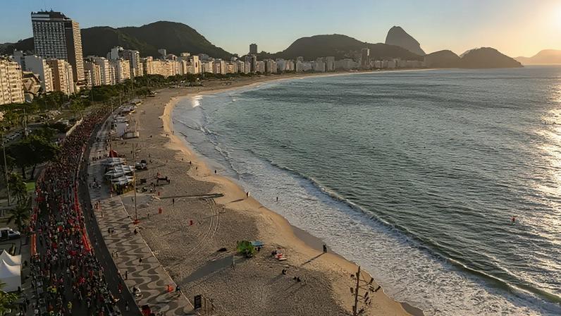 Prova retorna o percurso clássico dos 42 km (Foto: Maratona do Rio / Divulgação)