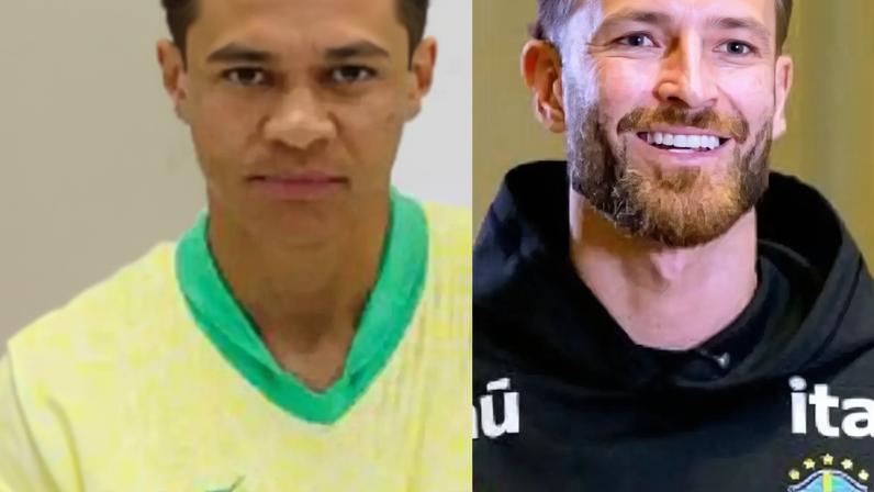 Léo Pereira e Douglas Santos