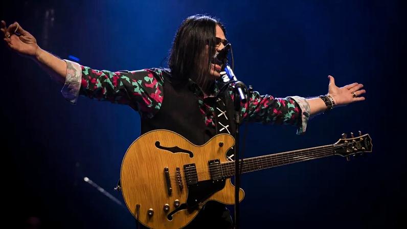 O guitarrista Pepeu Gomes em 2016