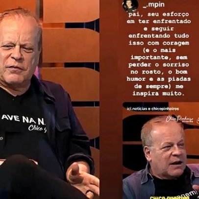 Filho de Chico Pinheiro homenageia o pai após diagnóstico de câncer
