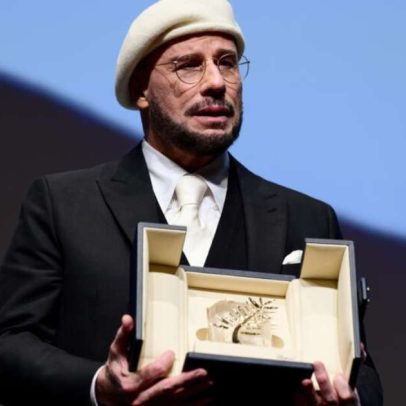 Travolta recebe Palma honorária em Cannes; filme brasileiro estreia na disputa