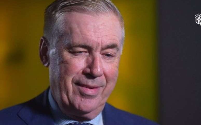 Carlo Ancelotti ficará mais quatro anos à frente da Seleção Brasileira –