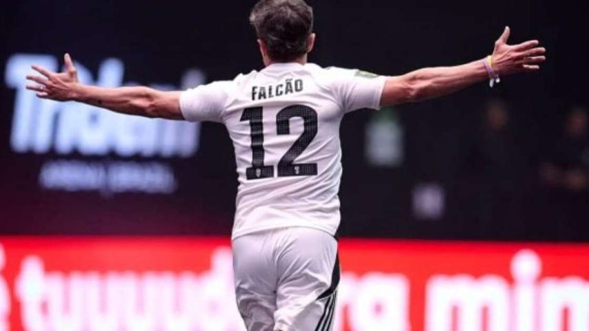 Falcão marcou dois gols na vitória do Nyvelados contra o Dibrados –
