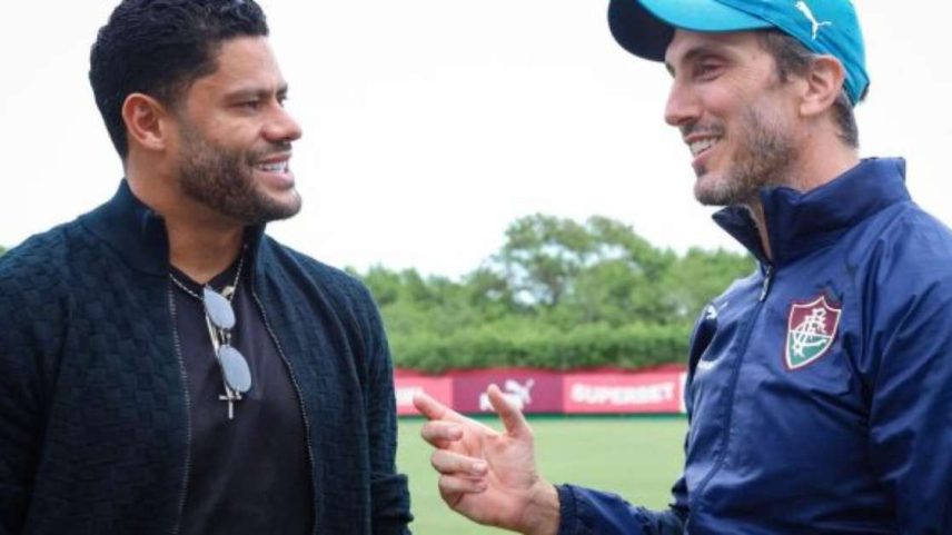 Hulk irá reencontrar velhos conhecidos no Tricolor, como Guilherme Arana – Fotos: Marcelo Gonçalves/FFC
