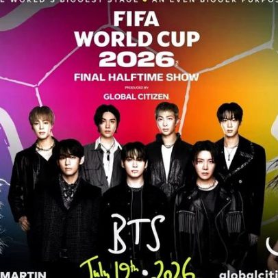 Madonna, Shakira e BTS co-lideram o intervalo da final da Copa do Mundo