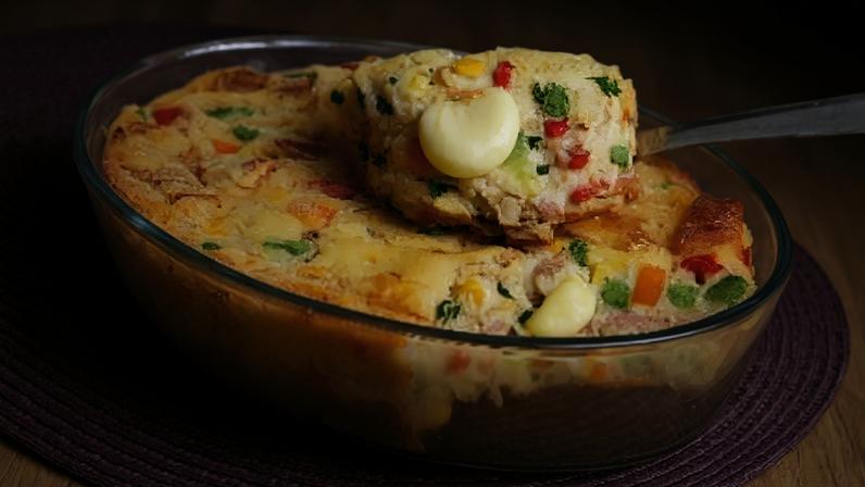 Torta de atum cremosa transforma o almoço
