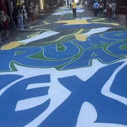 Rocinha resgata tradição e vira palco da Copa do Mundo