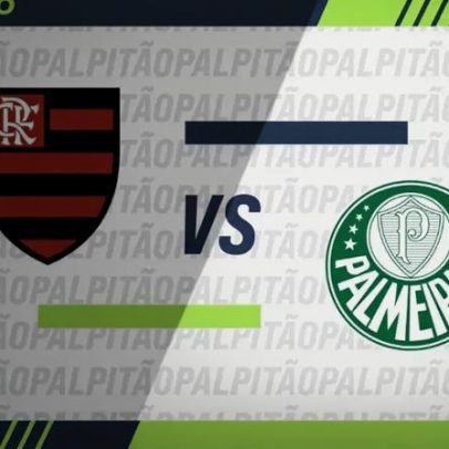 Flamengo enfrenta Palmeiras em duelo pela liderança do Brasileirão