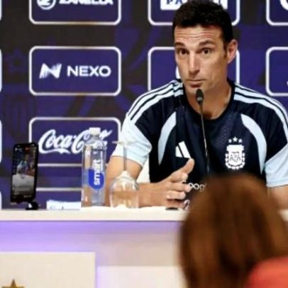 Scaloni comenta lesão de Messi: primeiras notícias não são tão ruins
