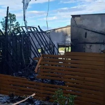 Esforços para reconstrução da casa incendiada em São José