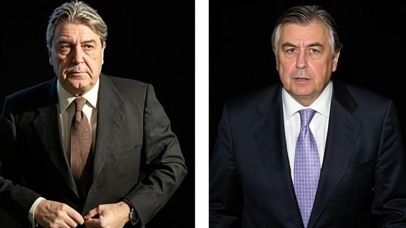 Alberto Cortina (a la izquierda) y Alberto Alcocer, en imágenes tomadas en 2020.