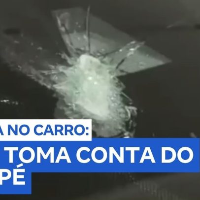 Pedrada assusta motoristas e expõe vulnerabilidade no Marapé