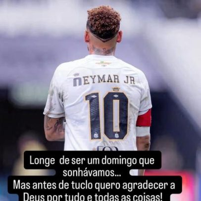 Neymar desabafa após derrota e substituição polêmica