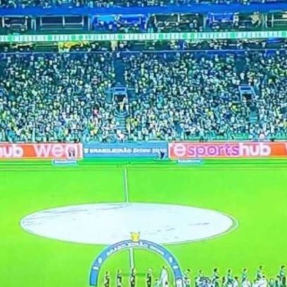 Santos atrasa e não participa do Hino antes de confronto com o Palmeiras