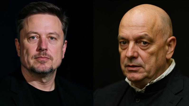 O ministro do STF Alexandre de Moraes e o empresário Elon Musk estiveram envolvidos em uma batalha judicial no Brasil relacionada à liberdade de expressão (Foto: EFE/ Tolga Akmen / Isaac Fontana/ Arquivo)