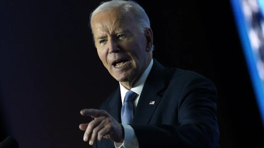 Os advogados do ex-presidente dos EUA Joe Biden buscam evitar que áudios e transcrições cheguem ao Congresso (Foto: EFE/EPA/YURI GRIPAS / POOL)