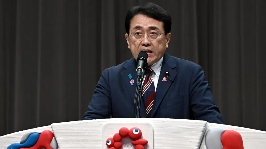 O ministro da Economia do Japão, Ryosei Akazawa (Foto: EFE/EPA/SOICHIRO KORIYAMA)