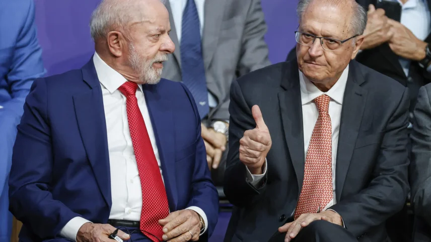O presidente do Brasil, Luiz Inácio Lula da Silva e o vice, Geraldo Alckmin. (Foto: Sebastião Moreira / EFE)