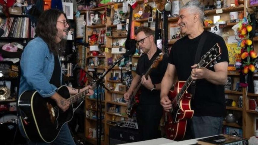 Foo Fighters misturou novidades e clássicos em apresentação no Tiny Desk