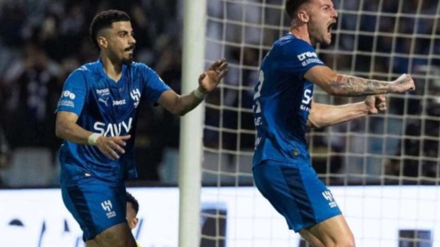 Milinkovic-Savic celebra gol sobre o Al Khaleej –
