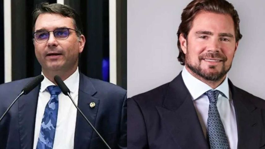 Flávio Bolsonaro e Daniel Vorcaro