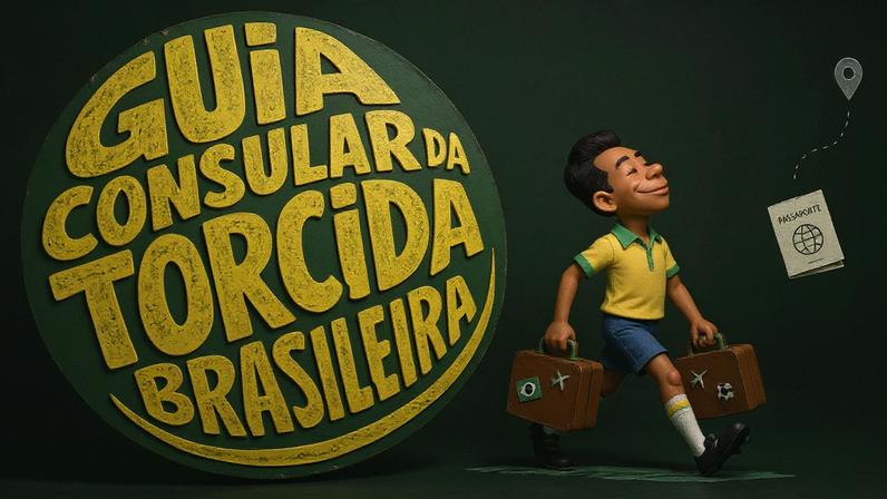 Ministério das Relações Exteriores disponibilizou o “Guia Consular da Torcida Brasileira – Copa do Mundo 2026”, com orientações a cidadãos brasileiros que pretendem viajar aos Estados Unidos, Canadá e México durante o período do torneio.