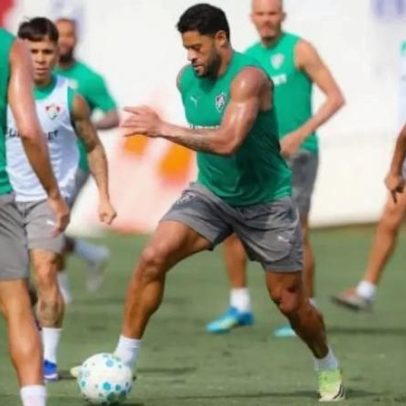 Hulk deixa boa impressão no primeiro treino pelo Fluminense