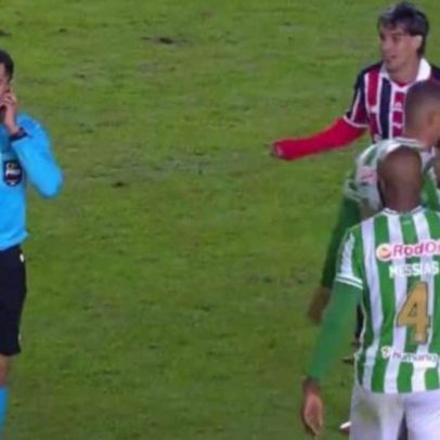 Ferreirinha é expulso aos 30 segundos em Juventude x São Paulo