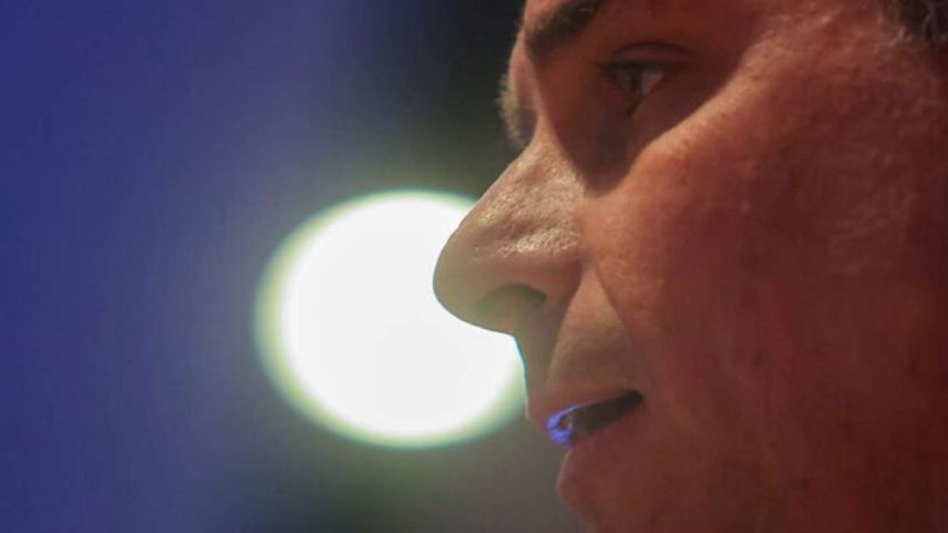 O senador Flávio Bolsonaro em evento no Rio de Janeiro