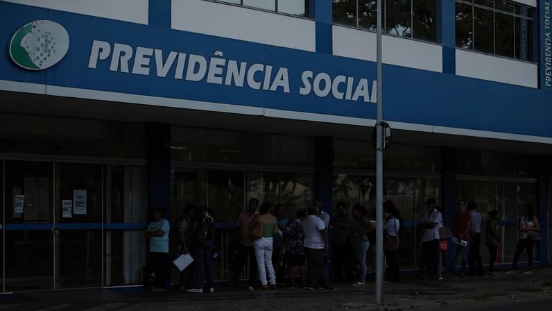 Agência do INSS — Foto: Jorge William/Agência O Globo