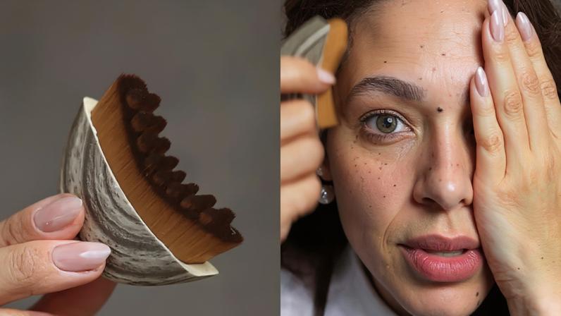 Está usando a escova facial de forma errada? Veja o truque de mestre de especialista para ativar a drenagem, limpar os poros e conquistar o efeito lifting