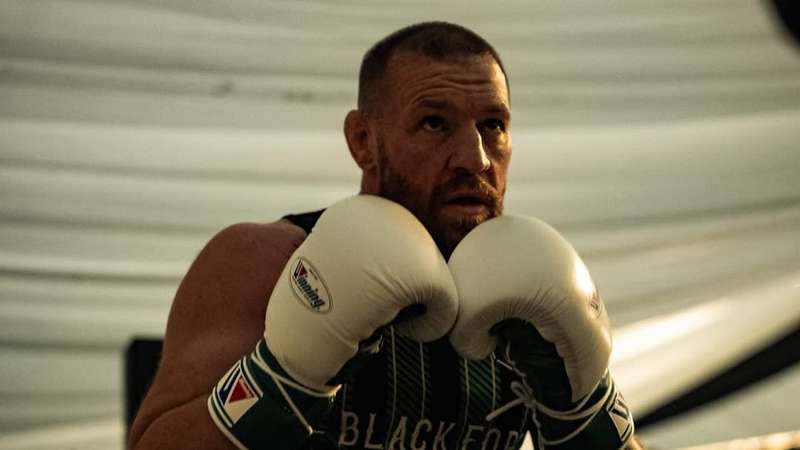 Conor McGregor durante sessão de treinos