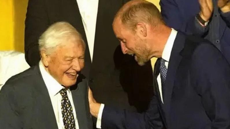 William homenageia marco notável de Attenborough em concerto de 100º aniversário