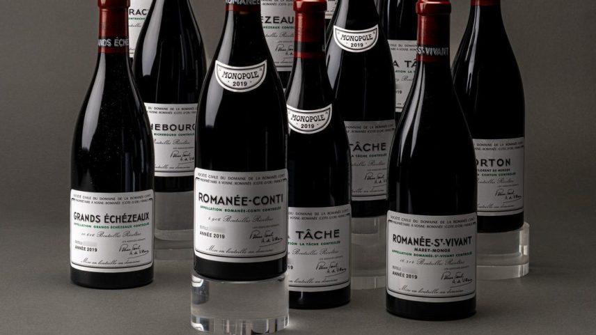 Vinho de Borgonha 1865 é vendido em leilão beneficente