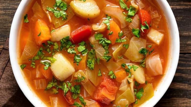 Sopa detox de legumes