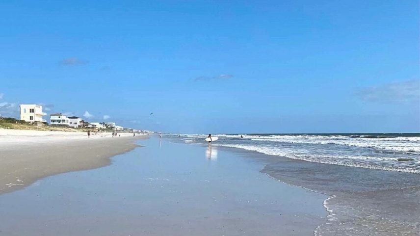 You won't have to fight for a spot at Vilano Beach.