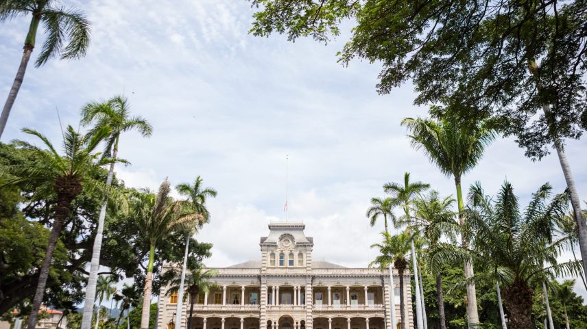 Iolani Palace is the only royal residence in the entire country.