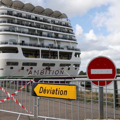 Cruzeiro impedido de desembarcar na França por provável gripe estomacal