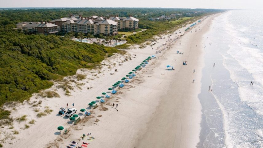 The Sanctuary sits on a beautiful stretch of the Atlantic Ocean.
