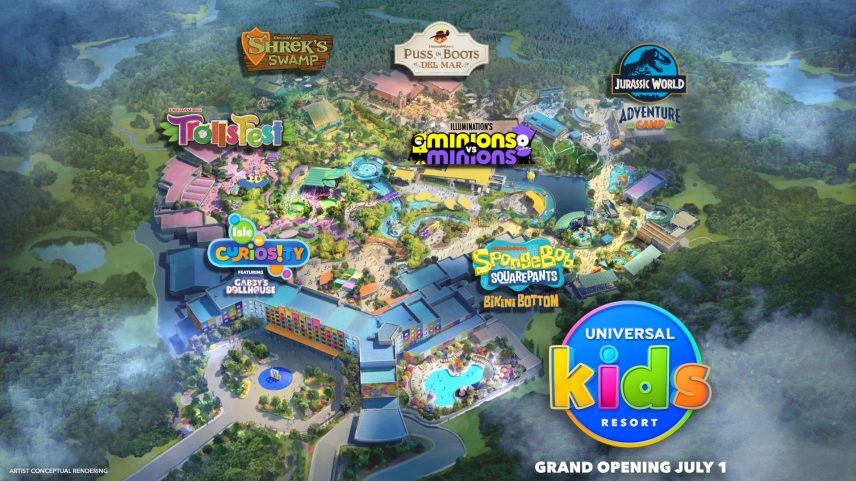 Universal Kids Resort will open on July 1.