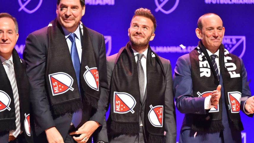 Marcelo Claure durante evento da MLS