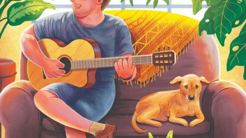 Uma das ilustrações vencedoras da última coleção Pets