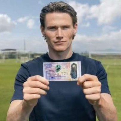 Escócia estampa cédula de 20 libras com golaço de McTominay