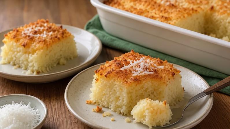 cocada fit de forno.