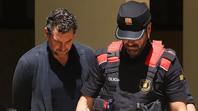 Jonathan Andic, 43 (left) was detained by Catalan police on Tuesday