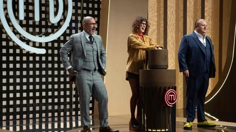 Érick Jacquin, Helena Rizzo e Henrique Fogaça no MasterChef.