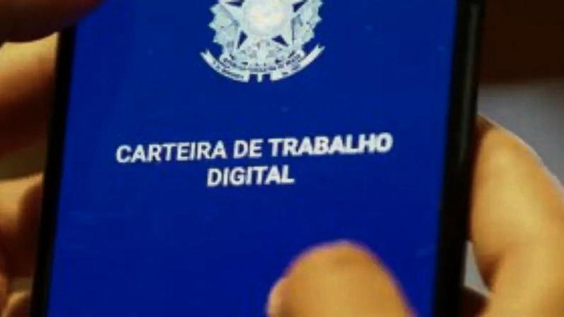 Carteira de trabalho digital.